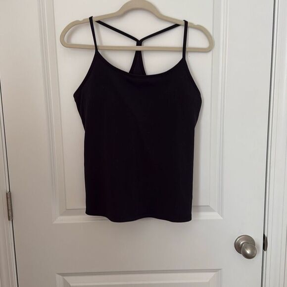Yogalicious Ultra Soft Lightweight Camisole Tank Top with Built-in Support Bra - Picture 1 of 2